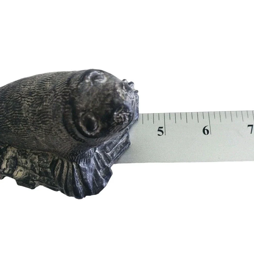 Wolf Original Canadian Soapstone Sea Lion Seal Carving Handmade Art Vintage